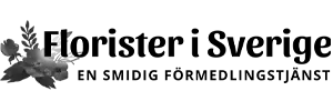 Florister i Sverige svart logo