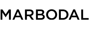 Marbodal logotyp-chokladask med eget svart